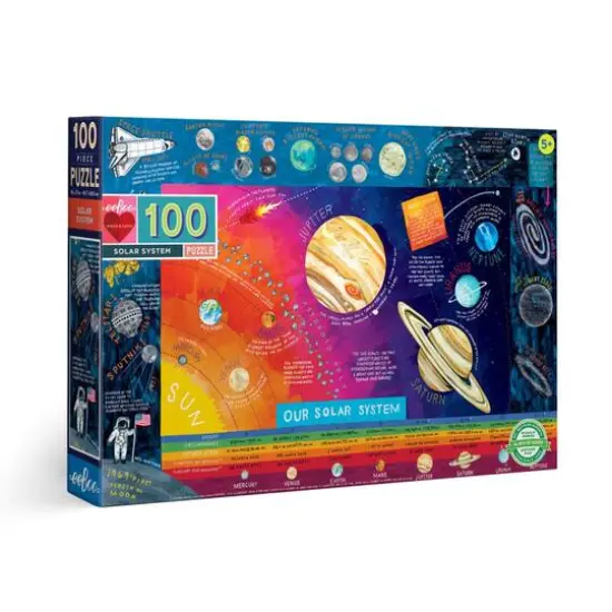 eeBoo Solar System 100 Piece Puzzle {6}
