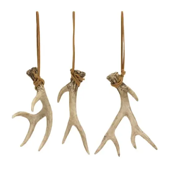 5" Hanging Antler D&eacute;cor Set {1}