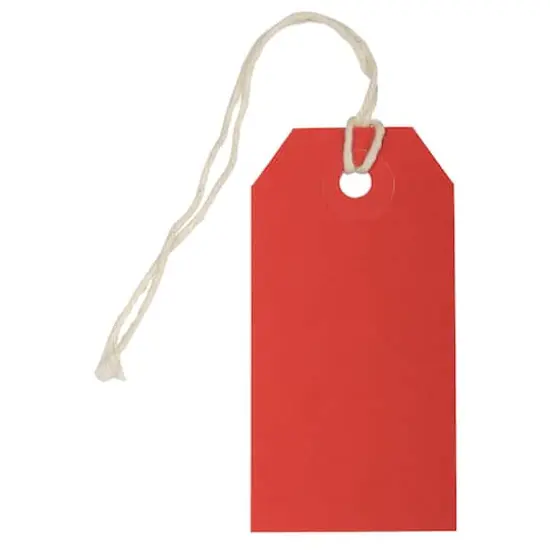 JAM Paper Gift Tags, 100ct. Red {1}