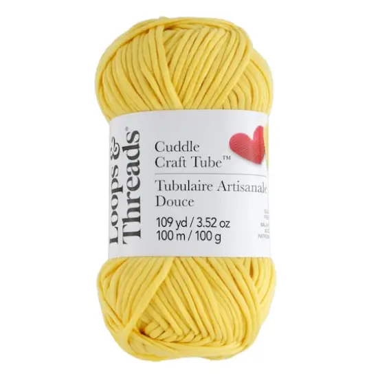 Cuddle Craft Tube&trade; Yarn by Loops & Threads&reg; Daffodil Delight {1}