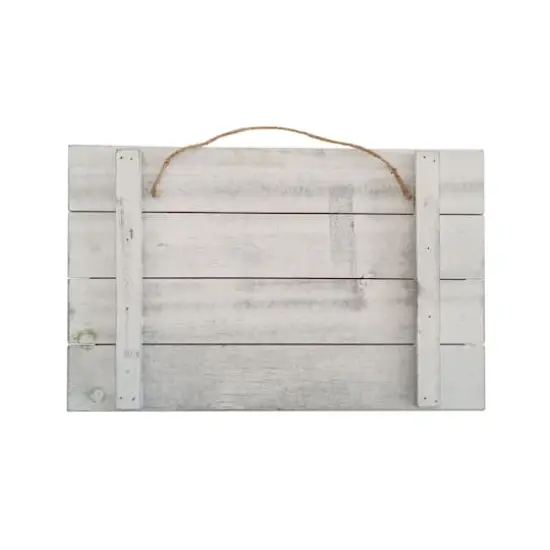 17" Whitewashed Plaque by Make Market&trade;, 2ct. {5}
