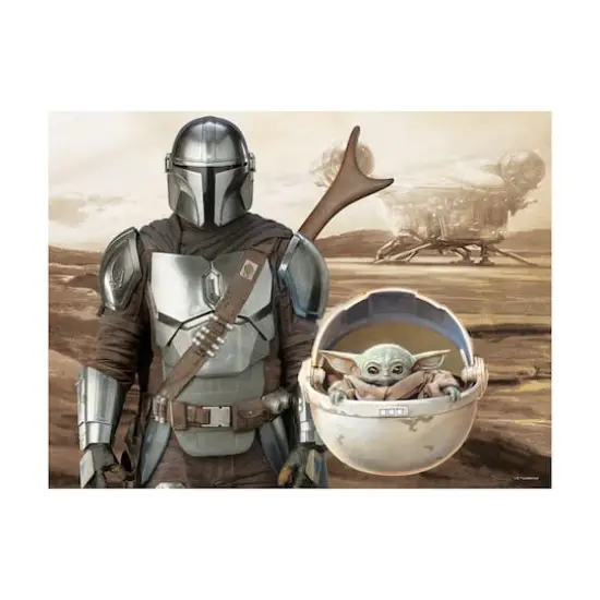 Star Wars - The Mandalorian - Mando & Grogu 3D Lenticular Jigsaw Puzzle: 500 Pcs {1}