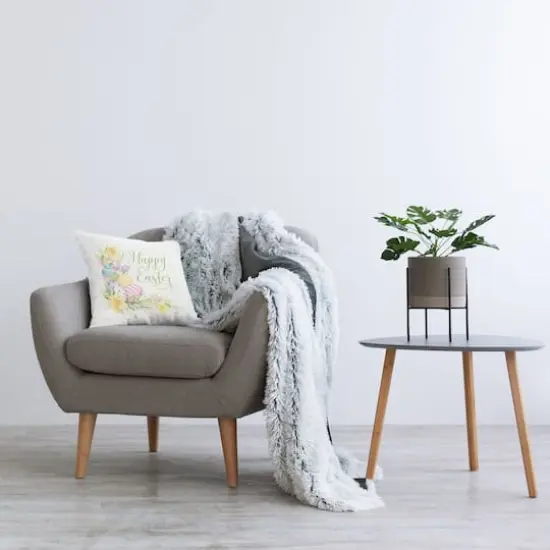 Stupell Industries Happy Easter Pastel Eggs Decorative Printed Throw Pillow {3}