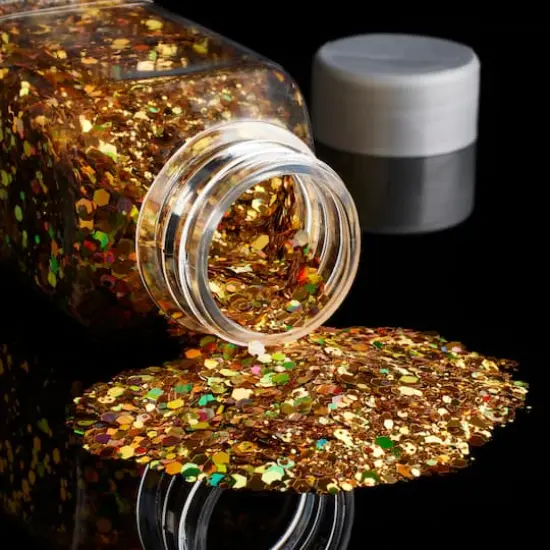 Holographic Gold Specialty Polyester Glitter by Recollections&trade; {3}