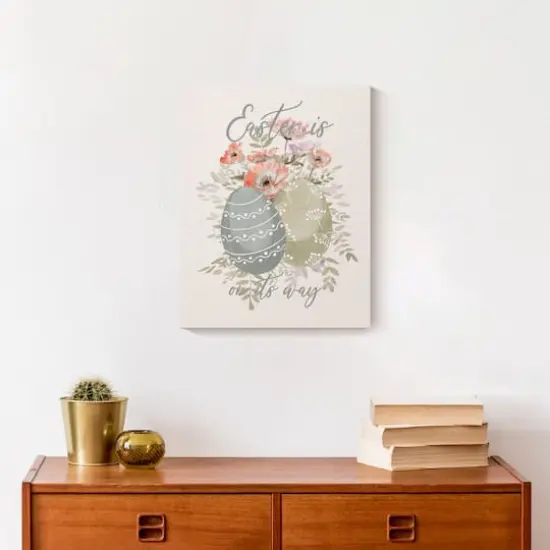 Easter On Its Way 1 11" x 14" Canvas Wall Art {5}