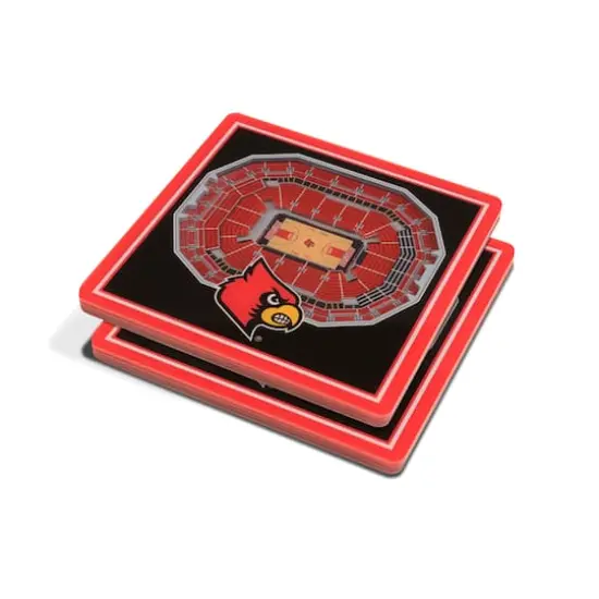 NCAA 3D StadiumView Coasters Louisville Cardinals {1}