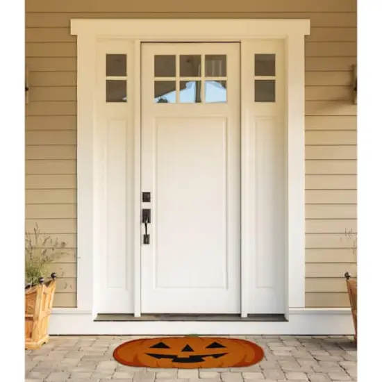 DII&reg; Jack-O-Lantern Doormat {3}