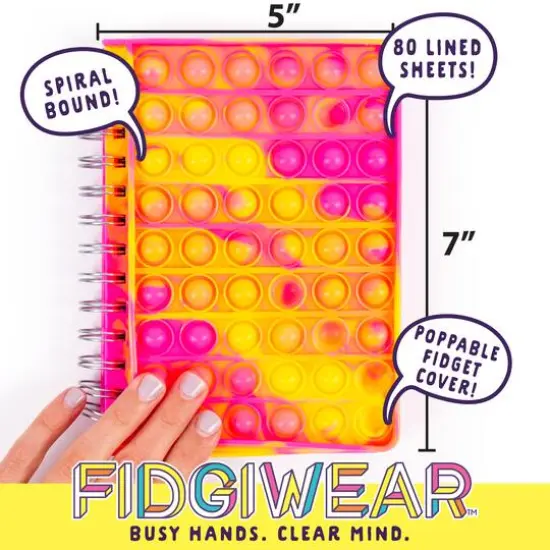 Horizon Fidgiwear Poppable Pink Journal {4}