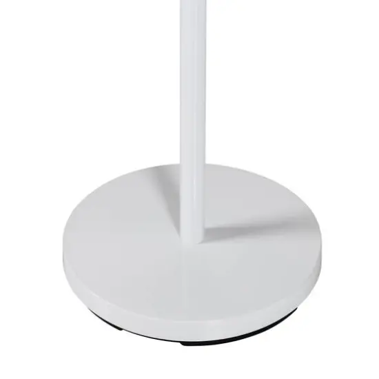 Honey Can Do 70" White Modern Standing Coat Rack {8}