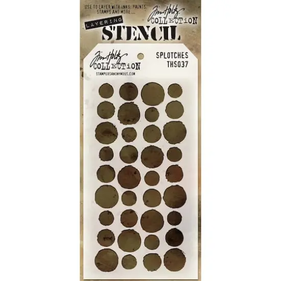 Stampers Anonymous Tim Holtz&reg; Splotches Layered Stencil {1}