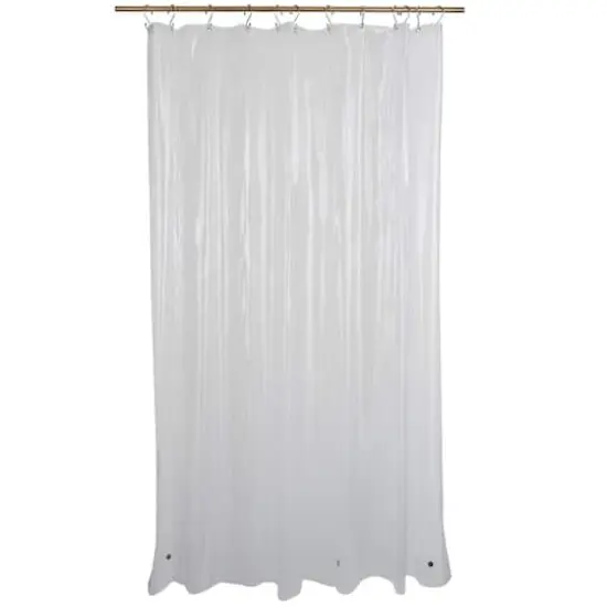 Bath Bliss Sanitized Shower Liner PVC Super Clear {1}