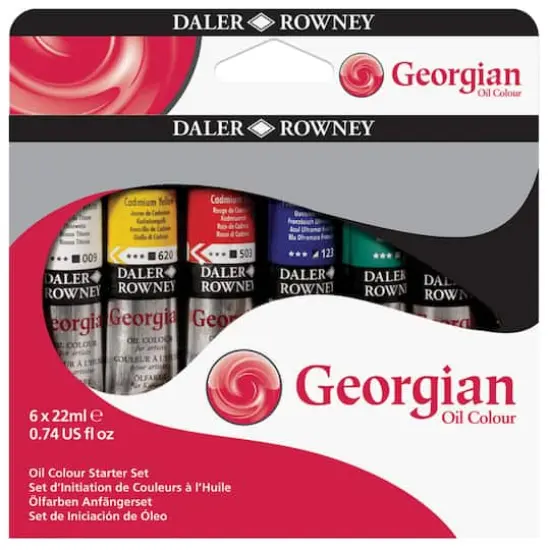 Daler-Rowney&reg; Georgian 6 Color Oil Paint Starter Set {1}