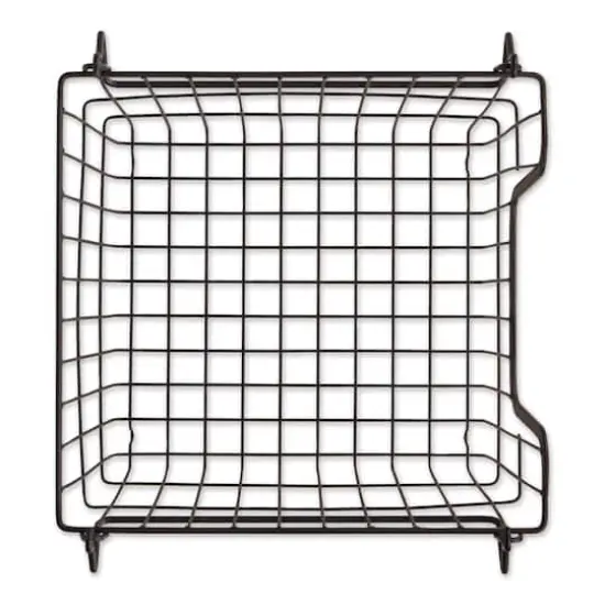 DII&reg; Small Square Metal Basket Black {5}
