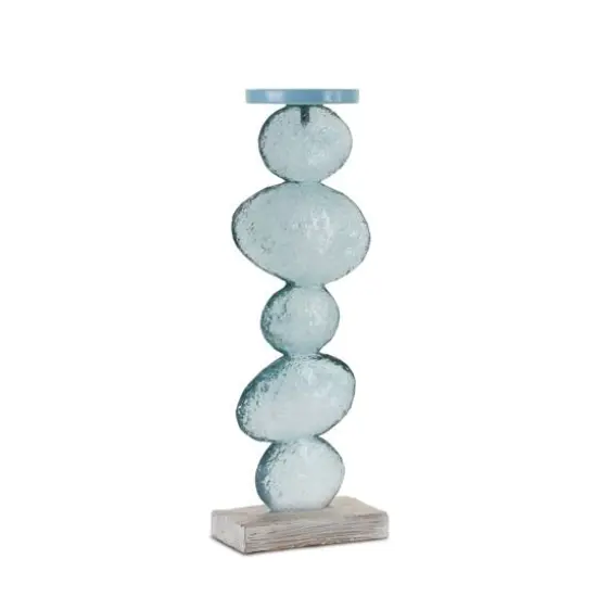 Stacking Rocks Candle Holder Set, 12" & 14" {3}