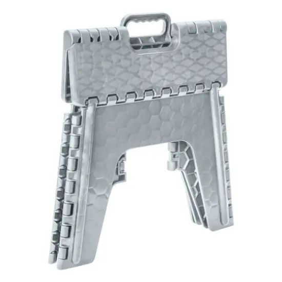 Simplify 12" Folding Step Stool Gray {4}