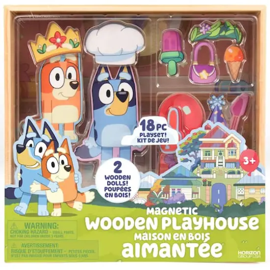 Bluey Magnetic Wooden Playhouse {1}