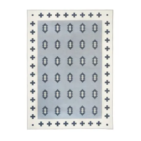 My Magic Carpet Nordic Weave Washable Rug Cool Grey {1}