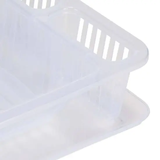 Kitchen Details Large Clear Dish Rack with Tray {6}