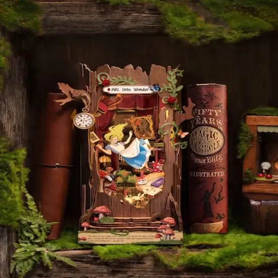 Rolife® Fall into Wonder DIY Book Nook Shelf Insert Kit {5}