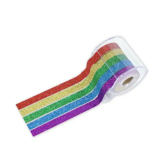 Primary Colors Glitter Crafting Tape & Dispenser Set by Recollections&trade; {3}