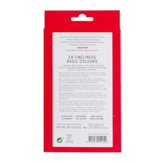 Bruynzeel Fineliner Basic Colors Pen Set {3}