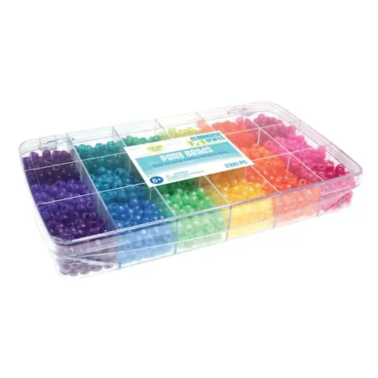 Sulyn&reg; Clubhouse Crafts 2300 Piece Pony Bead Box {1}