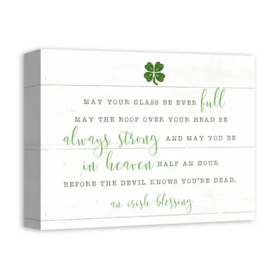 Irish Blessings Quote Canvas 11" x 14" Canvas Wall Art {3}