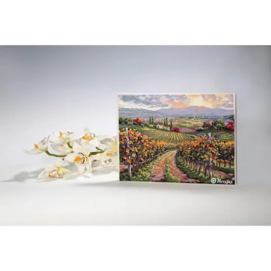 Merejka Vineyard Hill Counted Cross Stitch Kit {4}