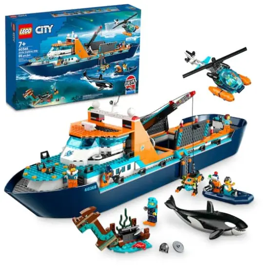 LEGO&reg; City Arctic Explorer Ship 60368 Building Toy Set (815 Pieces) {1}