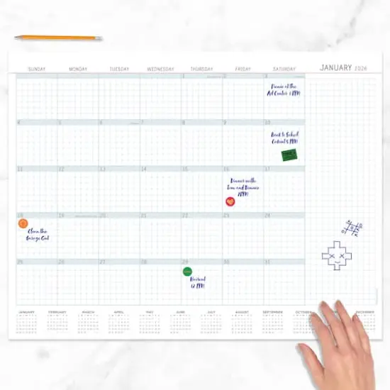 2026 Professional Large Desk Pad Monthly Blotter Calendar {3}