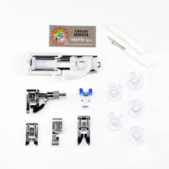 Janome 1522-RD 22-Stitch Mechanical Sewing Machine with Wide Sewing Bed {5}