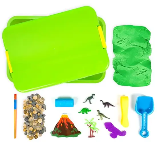 Horizon Made by Me Galaxy Dinosaur Sensory Bin {5}