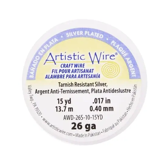 Artistic Wire&reg;, Silver 26 Gauge {4}