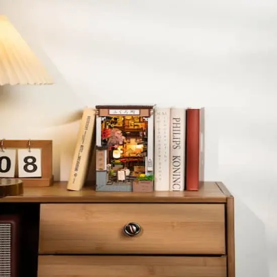 Rolife&reg; Sakura Wine Alley DIY Book Nook Shelf Insert Kit {6}