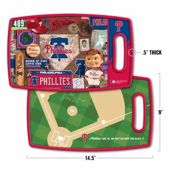 MLB Retro Series Cutting Board Philadelphia Phillies {4}