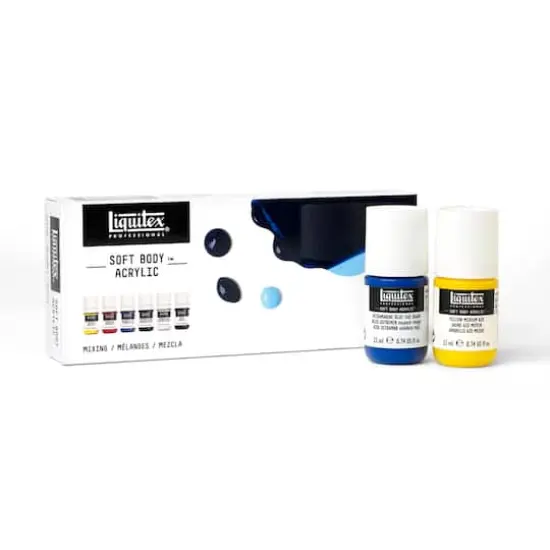 Liquitex&reg; Professional Acrylic Soft Body 6 Color Mixing Set  {4}