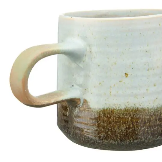 Hello Honey&reg; Assorted Stoneware with Blue and Brown Reactive Glaze Mug Set {5}