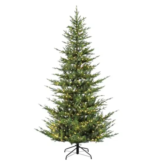 7.5ft. Pre-Lit Natural Fir Artificial Christmas Tree, Clear Lights {1}