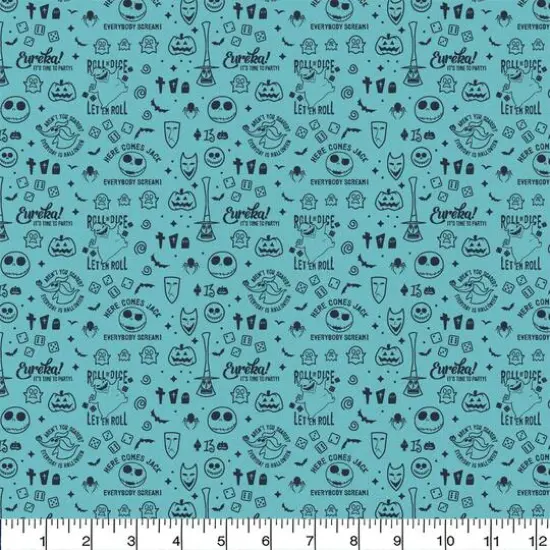 Camelot Fabrics Nightmare Before Christmas Creepy Cute Celebration Cotton Precut Fabric Bundle {3}