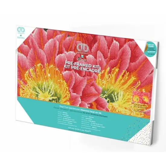 Diamond Dotz® Intermediate Desert Blooms Pre-Framed Diamond Painting Kit {4}