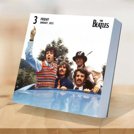 TF Publishing 2025 The Beatles Daily Desktop Calendar {5}