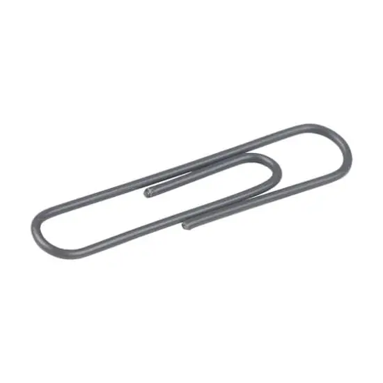 JAM Paper Jumbo Paper Clips Gray {5}