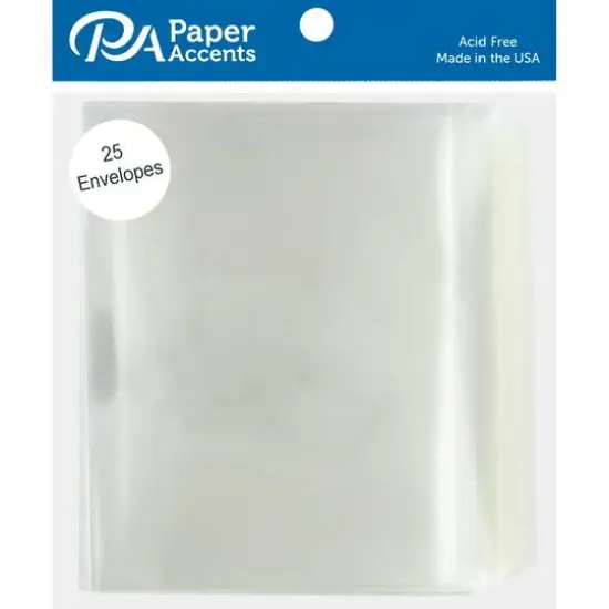 PA Paper&trade; Accents 4.38" x 5.75" Clear Envelopes, 25ct. {1}