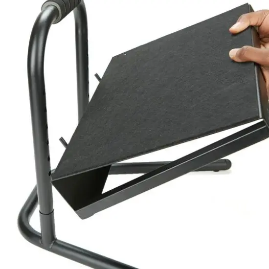 Mind Reader Black Ergonomic Foot Rest {7}