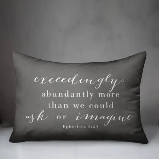 20" x 14" Abundantly More Indoor & Outdoor Throw Pillow {3}