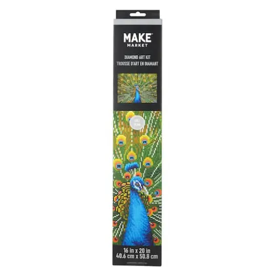 Peacock Diamond Art Kit by Make Market&reg; {4}