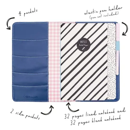 Pukka Pads Ditzy Floral Notebook Holder Set {6}