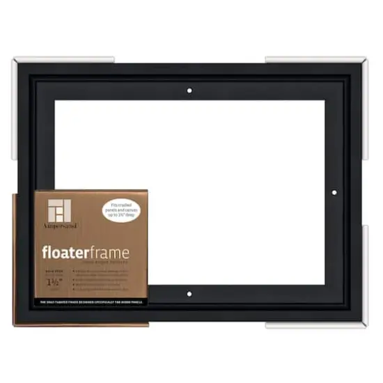 Ampersand&reg; Black Bold Edge Floaterframe {1}