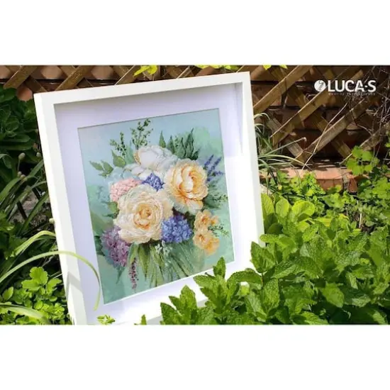 Luca-s Floral Bouquet Counted Cross Stitch Kit {3}