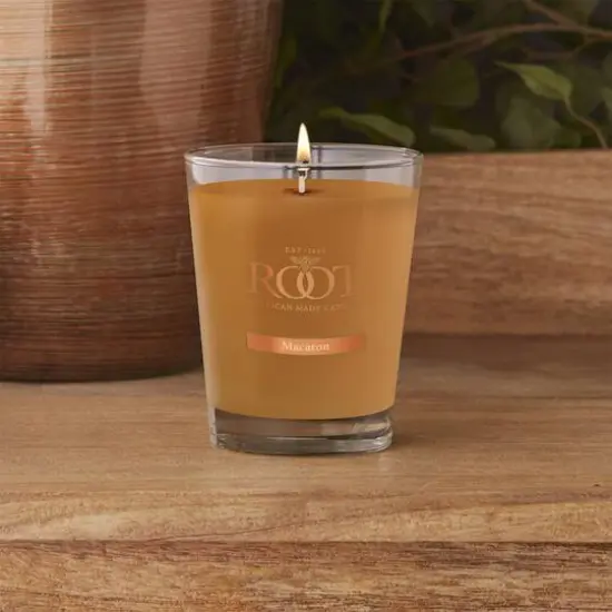 Root Candles 10.5oz. Large Scented Honeycomb Veriglass Jar Candle Macaron {3}